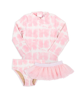 Shade Critters Shade Critter Tie Dye Rash Guard and Tutu