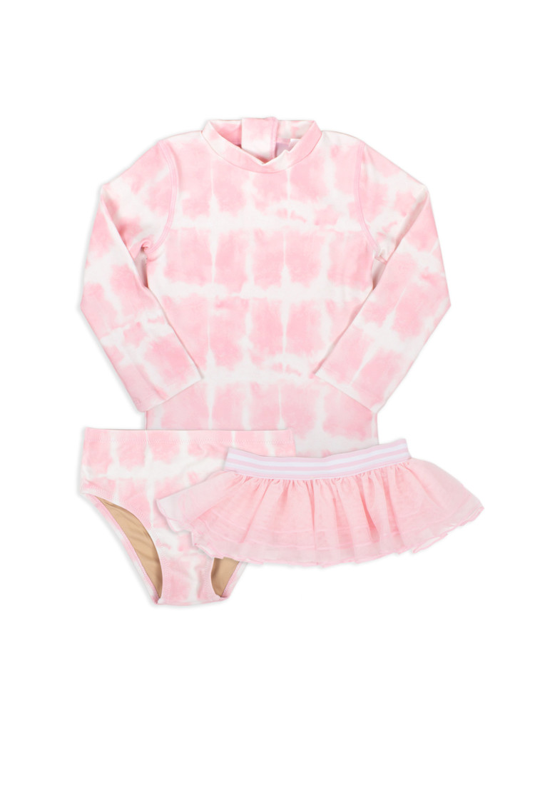Shade Critters Shade Critter Tie Dye Rash Guard and Tutu