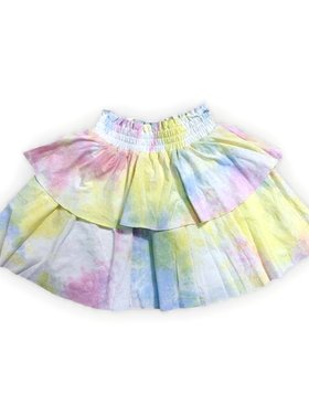 Lola and the Boys Lola Tie Dye Tiered Skirt