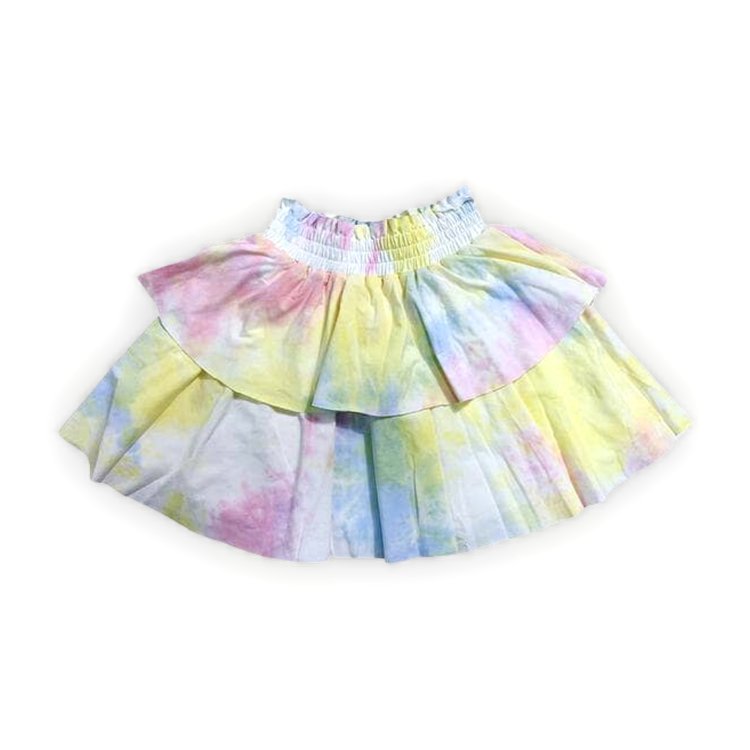 Lola and the Boys Lola Tie Dye Tiered Skirt