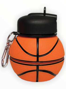 Iscream Basketball Collapsible Water Bottle