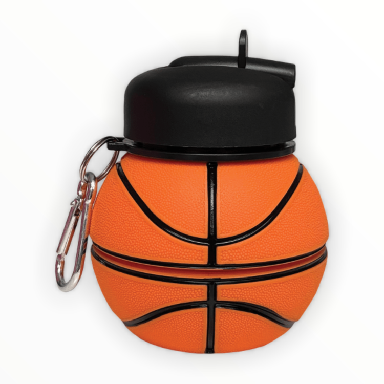 Iscream Basketball Collapsible Water Bottle