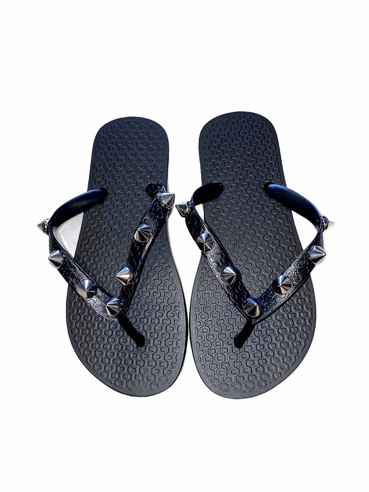 Planet Sea Spike Flip Flops