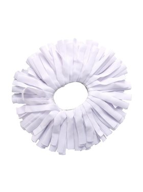 Pom Pom Solid Scrunchie