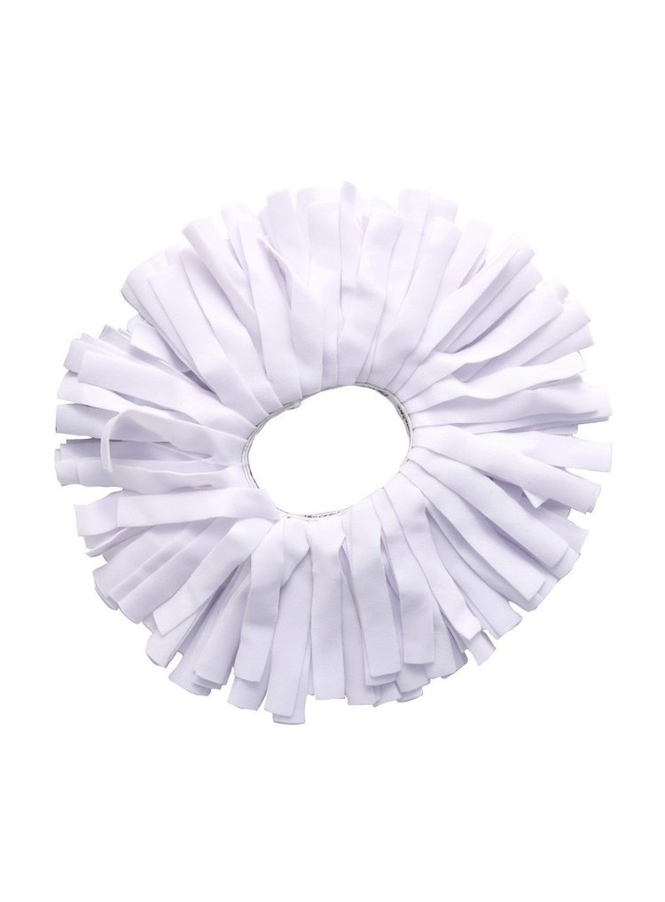 Pom Pom Solid Scrunchie