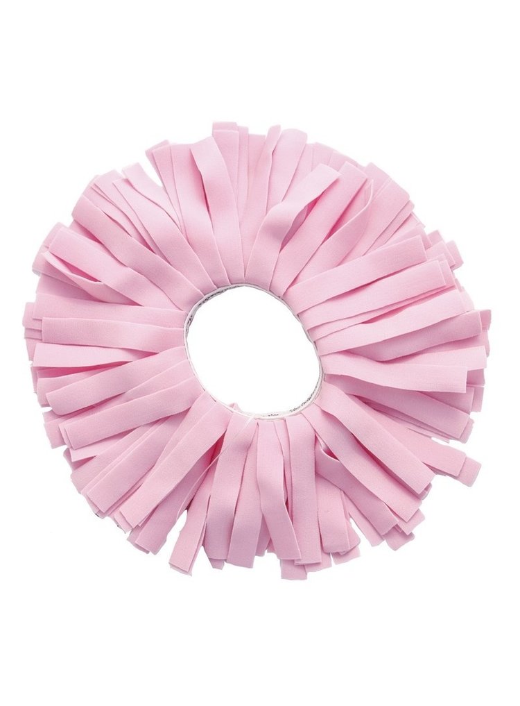 Pom Pom Solid Scrunchie