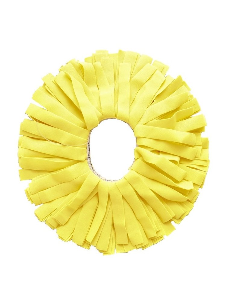 Pom Pom Solid Scrunchie