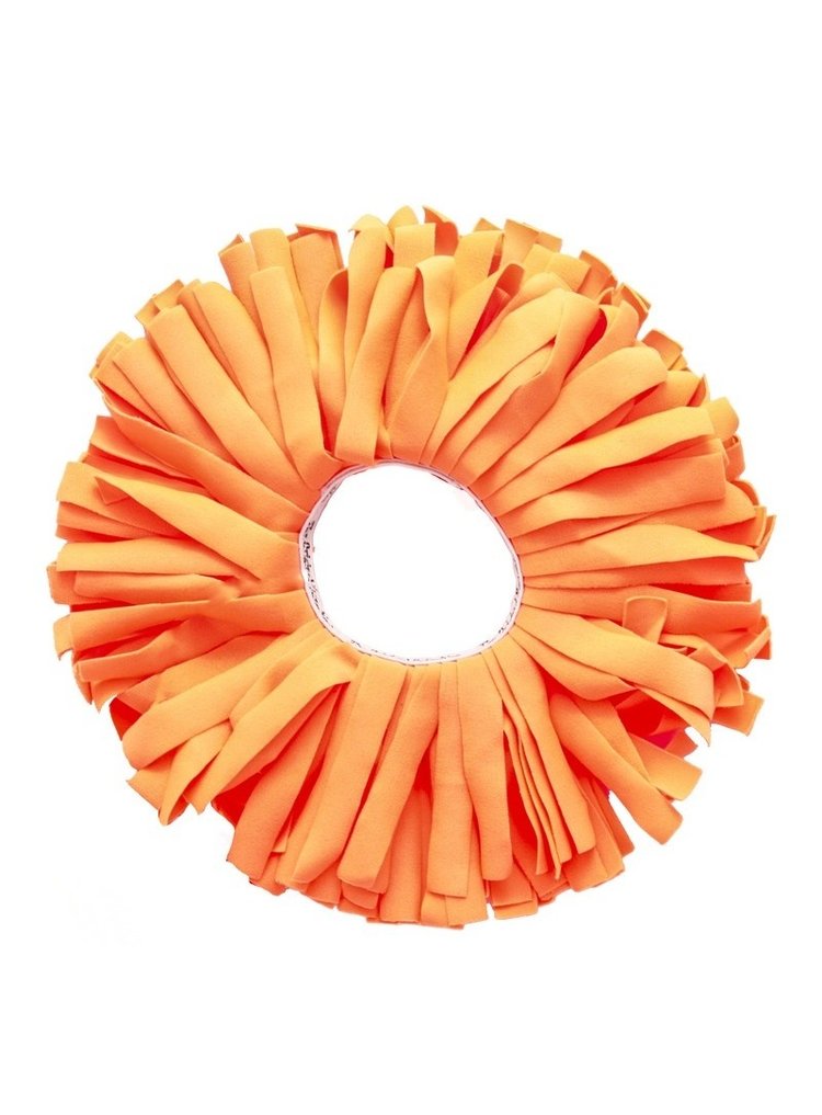 Pom Pom Solid Scrunchie