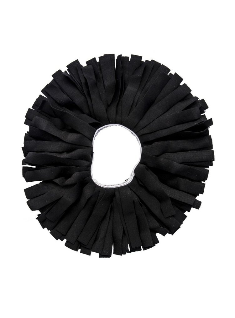 Pom Pom Solid Scrunchie