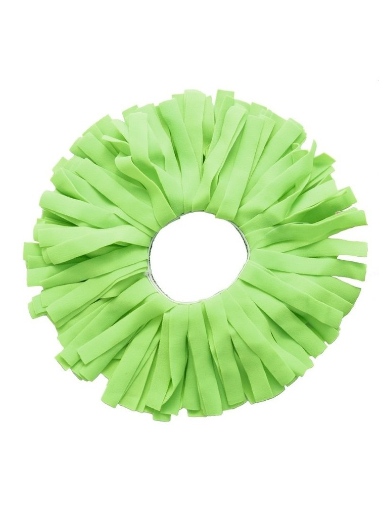 Pom Pom Solid Scrunchie