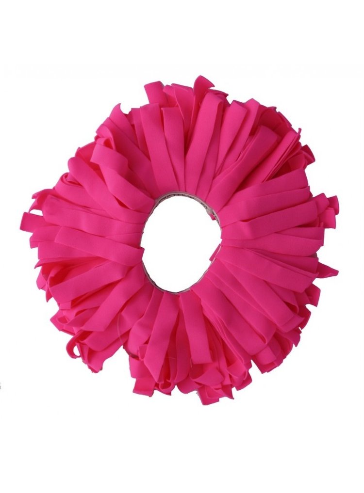 Pom Pom Solid Scrunchie