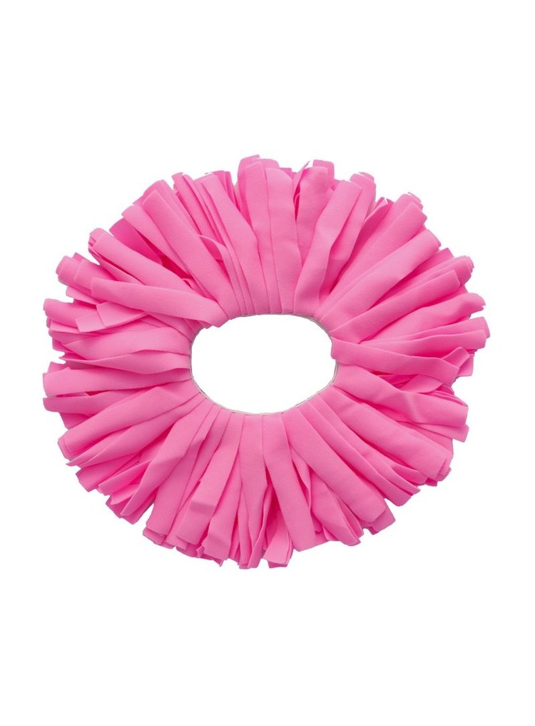 Pom Pom Solid Scrunchie