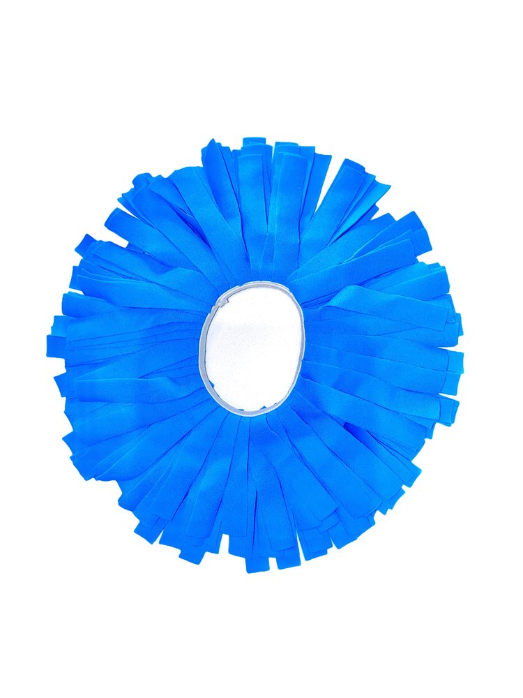 Pom Pom Solid Scrunchie