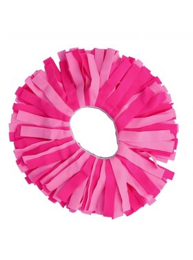 Pom Pom Multi Colored Scrunchie