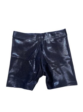 Dori Creations Dori Metallic Lamé Biker Shorts