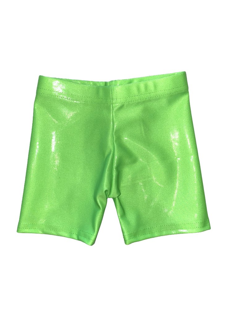 Dori Creations Dori Metallic Lamé Biker Shorts