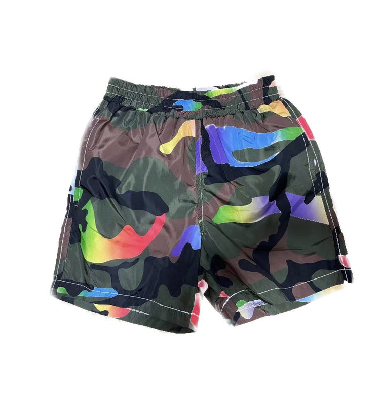Lola and the Boys Lola Neon Camo Swim Shorts