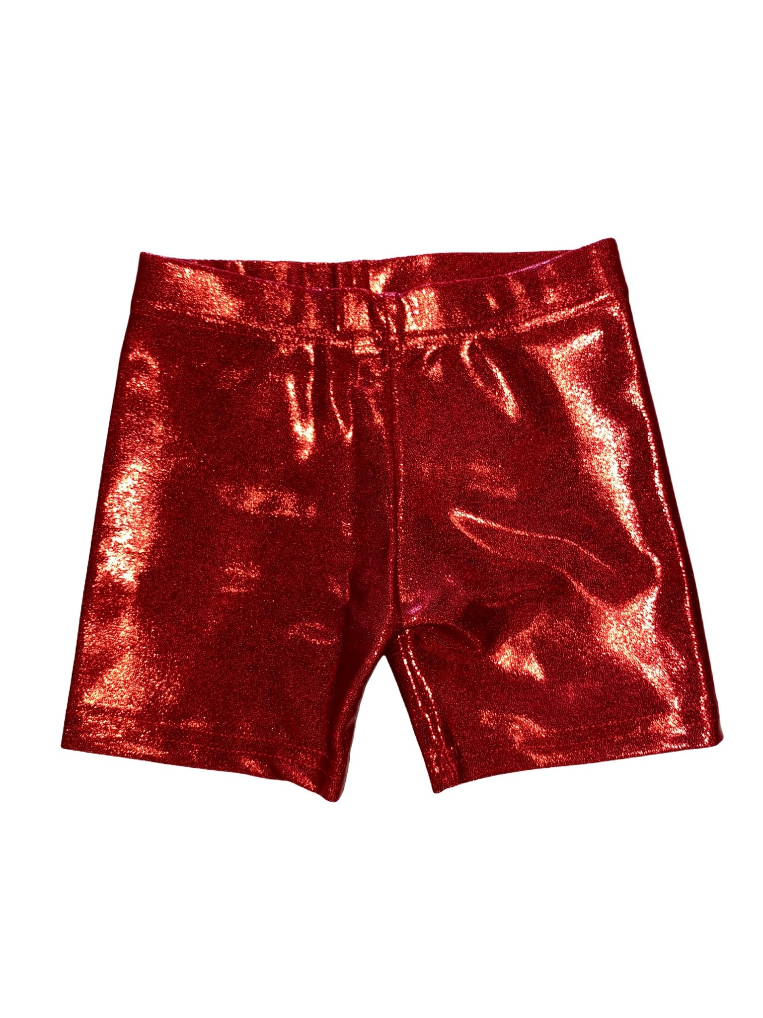 Dori Metallic Lamé Biker Shorts Calakids