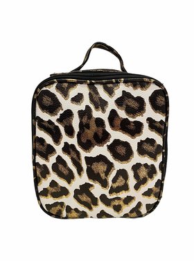 Bari Lynn Bari Lynn Two Tone Leopard Lunch Box