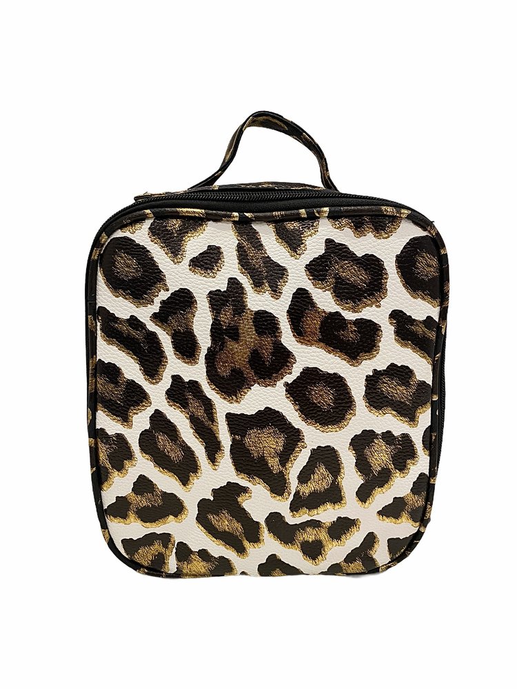 Bari Lynn Bari Lynn Two Tone Leopard Lunch Box