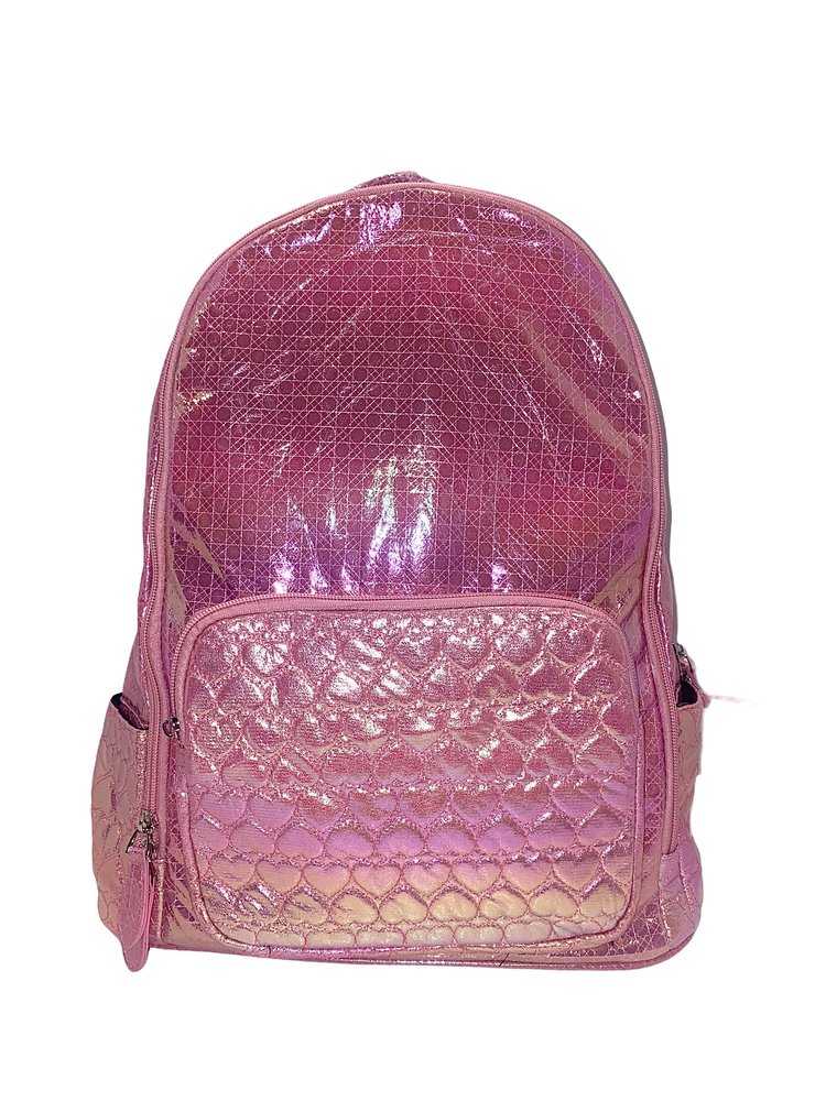 Bari Lynn Bari Lynn Embroidered Heart Backpack