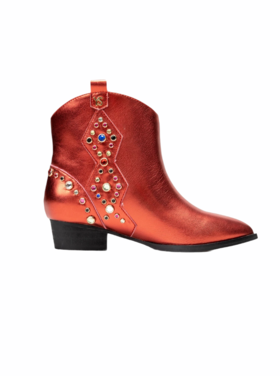 Yosi Samra Miss Dallas Metallic Gem Boot