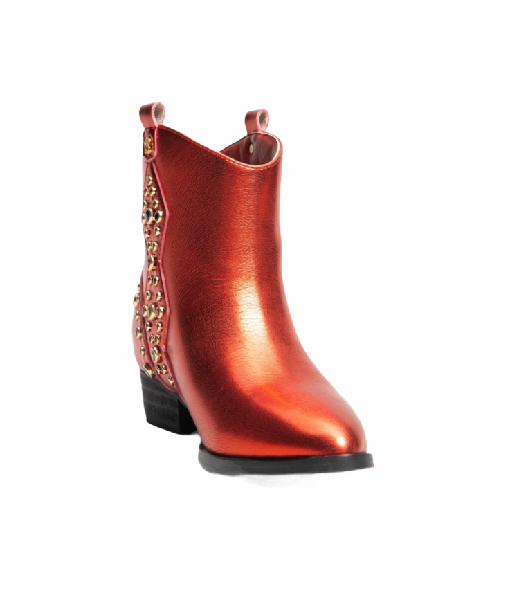 Yosi Samra Miss Dallas Metallic Gem Boot