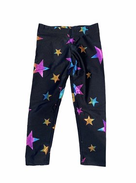 Dori Creations Dori Lamé Rainbow Star Leggings