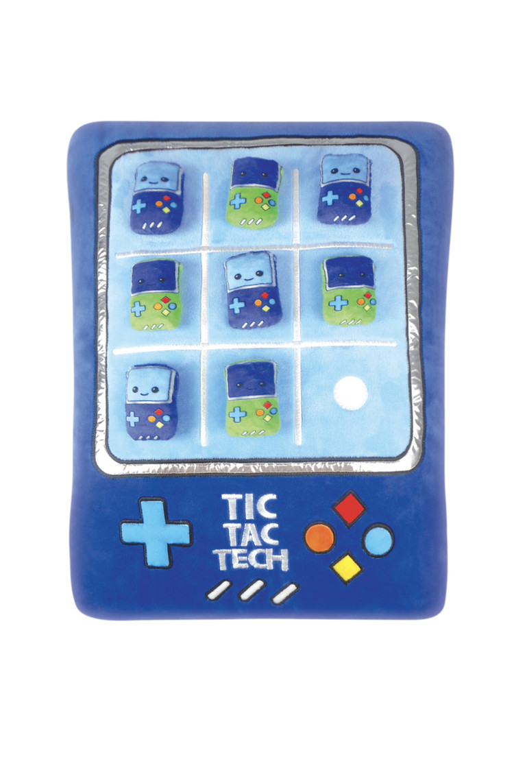 Iscream Iscream Tic-Tac Tech 3D Pillow