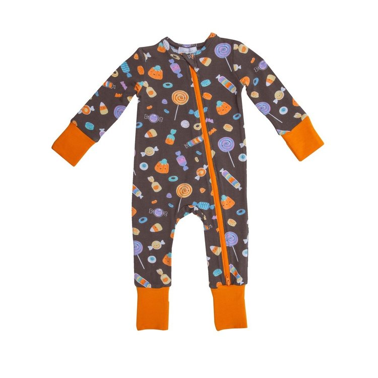 Angel Dear Halloween Candies 2 Way Zipper Romper