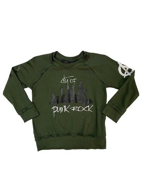 Jagged Culture JC City Of Punk Rock Raglan