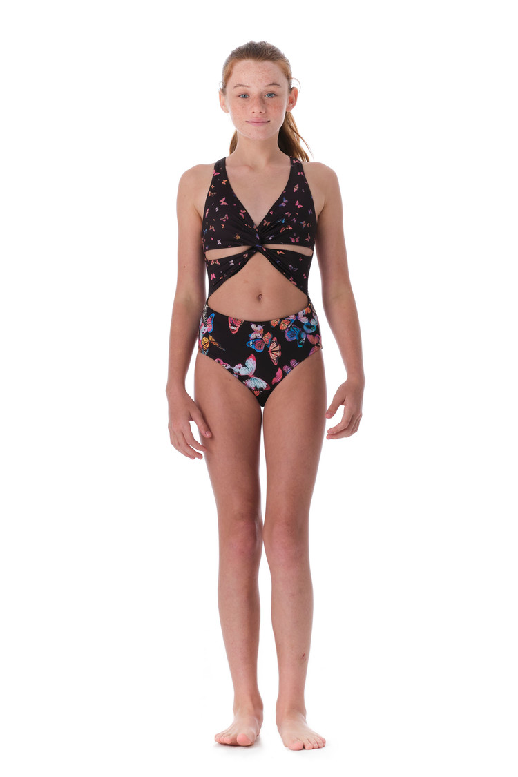 Submarine Fly Away Twisted One-Piece