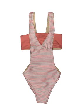 Les Tout Petits Ambrosia Stripe Monokini One Piece