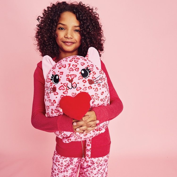 Iscream Iscream Lovely Leopard Cat Pillow