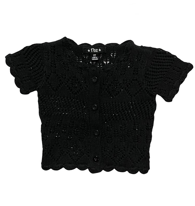 Flowers by Zoe FBZ SS Crochet Cardigan