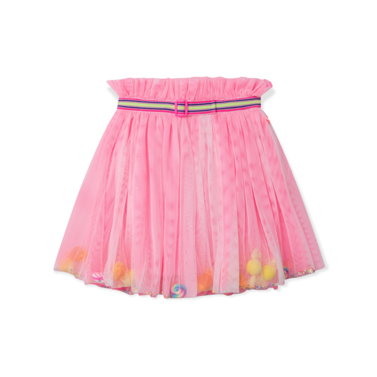 Billie Blush Billieblush Loose Candy Glitter Tulle Skirt