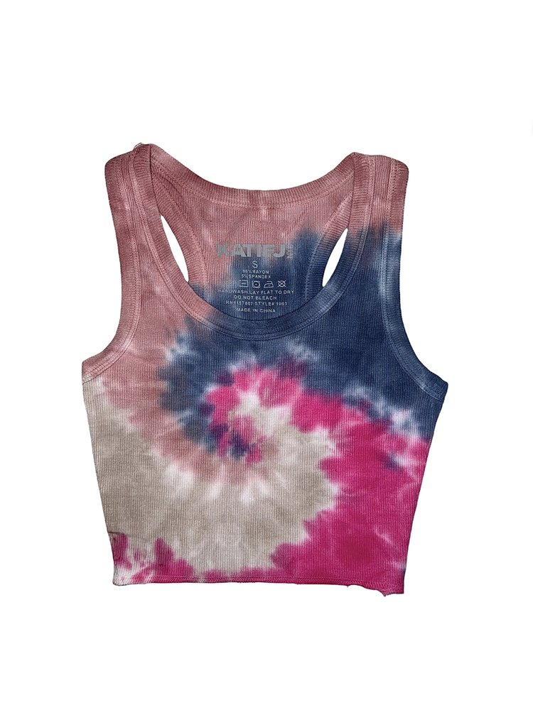 Katie J NYC KJ TD Livi Ribbed Crop Tank