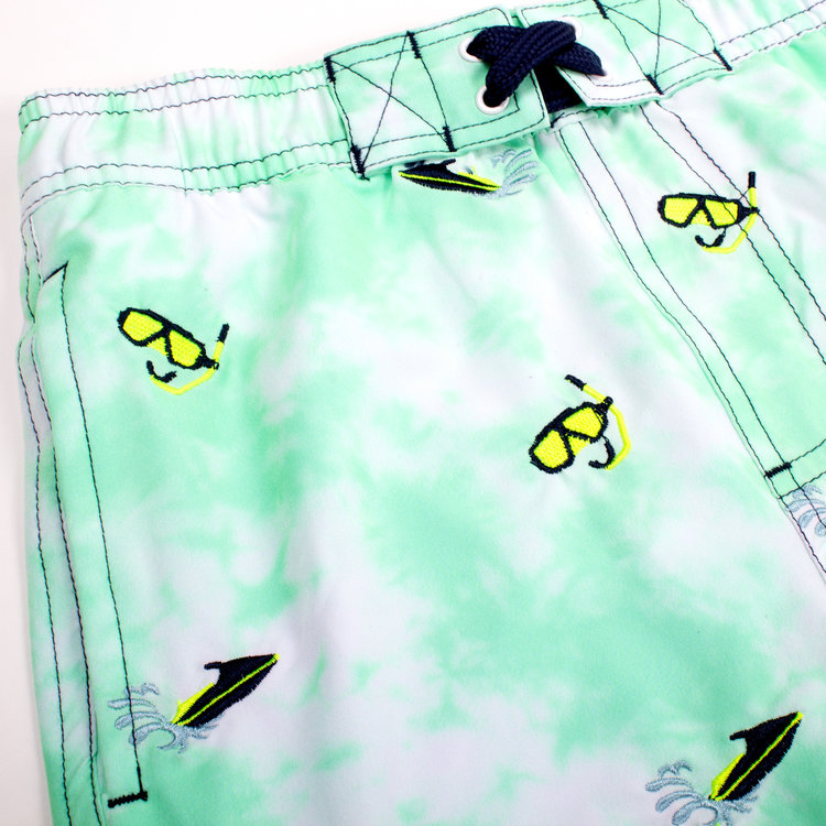 Shade Critters Shade Critters Embroidered Swim Shorts