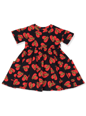 Rock Your Baby RYB Electric Hearts SS Dress