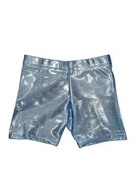 Dori Creations Metallic Lamé Biker Shorts