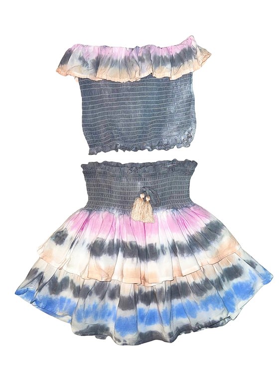 Vintage havana tie dye skirt outlet