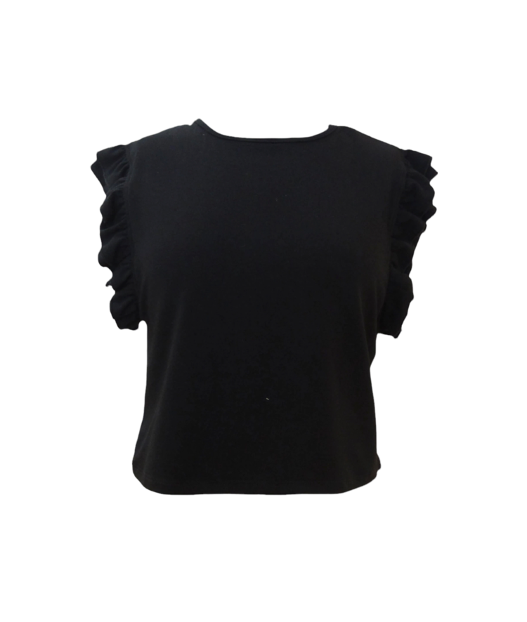 Little Mass/Tru Luv Tru Luv Ruffle Sleeve Tee