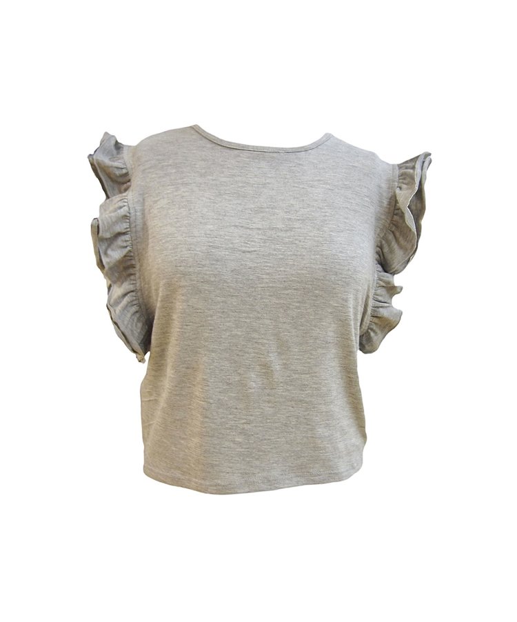 Little Mass/Tru Luv Tru Luv Ruffle Sleeve Tee