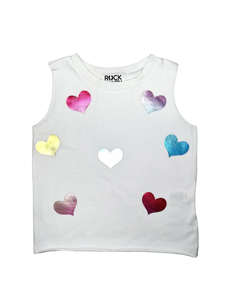 Rock Candy Foil Hearts Tank