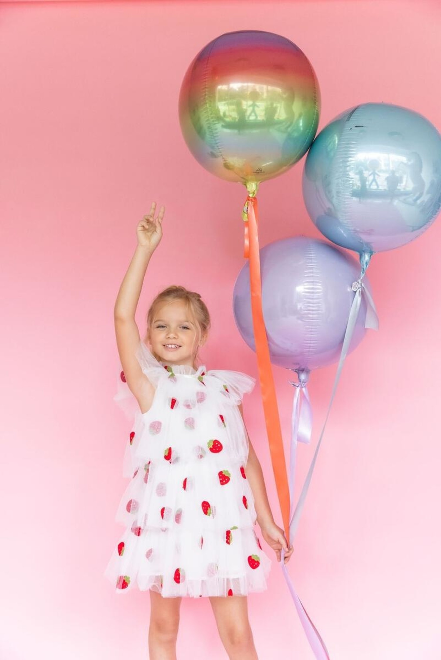 Lola Strawberry Tulle Dress - Calakids