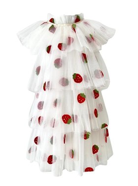 Lola and the Boys Strawberry Tulle Dress