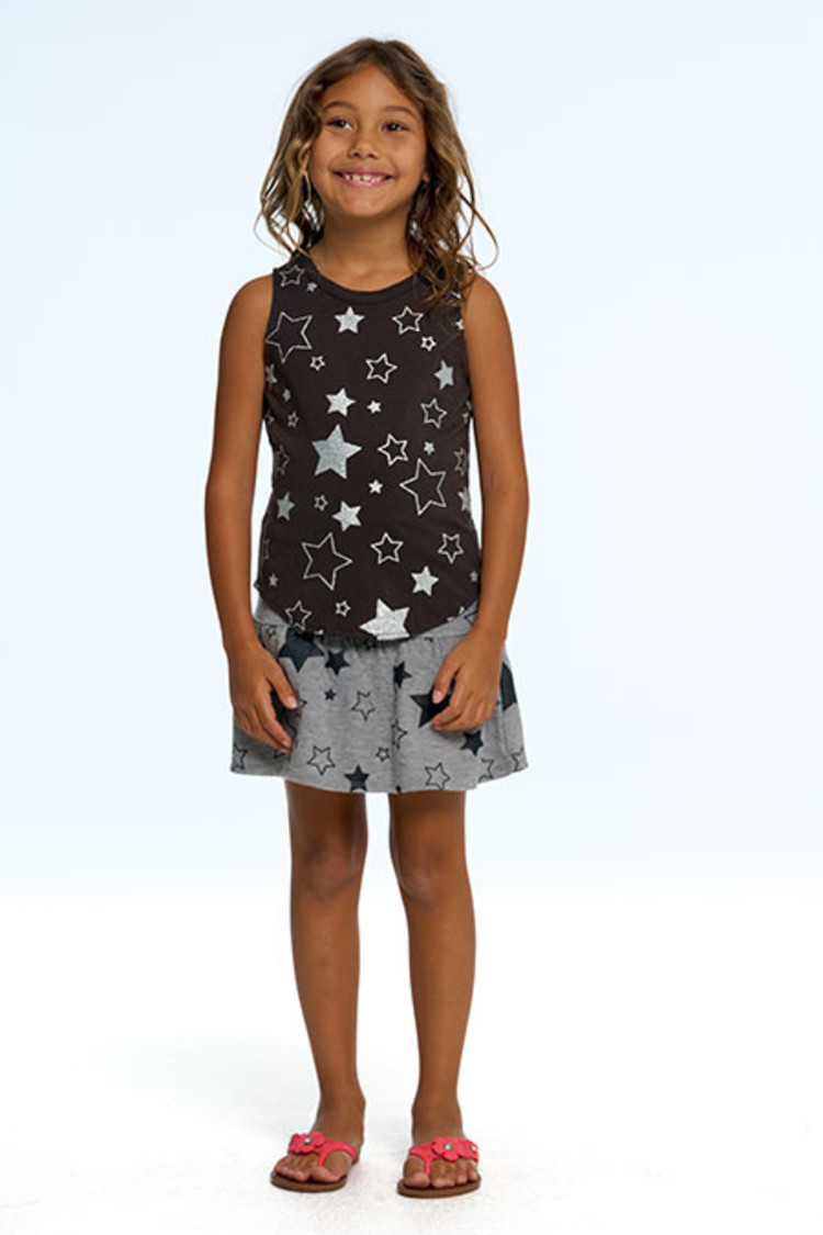 Chaser Chaser Glitter Stars Muscle Tee