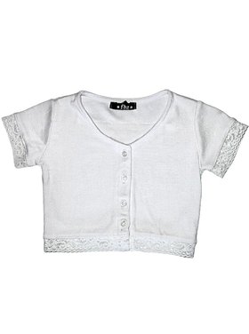 Flowers by Zoe Lace Trim Button Top