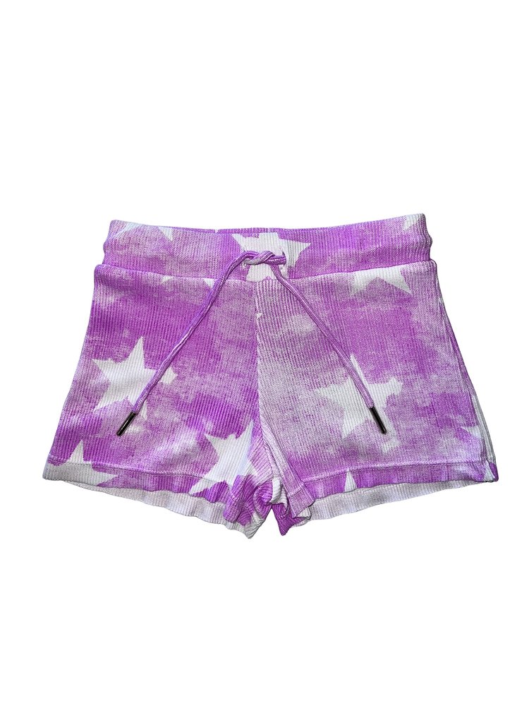 Flowers by Zoe FBZ Crackle Stars Ribbed Shorts