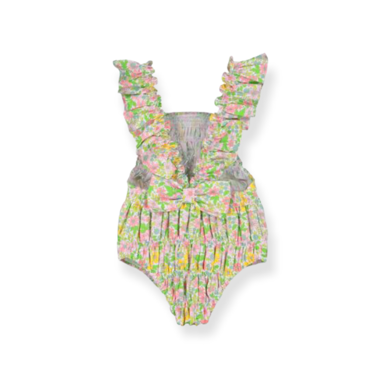 Sal & Pimenta Wild Garden Frilled Sunsuit